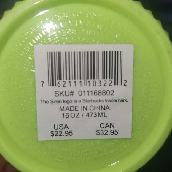 Starbucks 2025 30th Anniversary Frappuccino Lime Green Dome Studded Tumbler - Picture 5 of 5